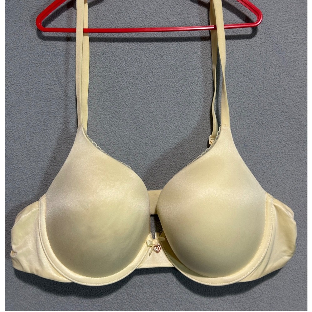 Victoria's Secret Bra 36B Yellow Beige Body By Victoria Perfect Shape Underwire